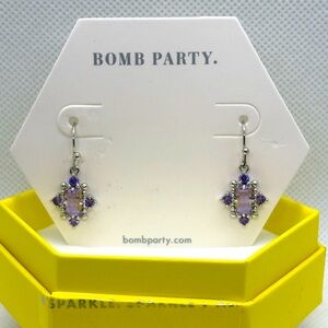 Bomb Party Earrings, NWT